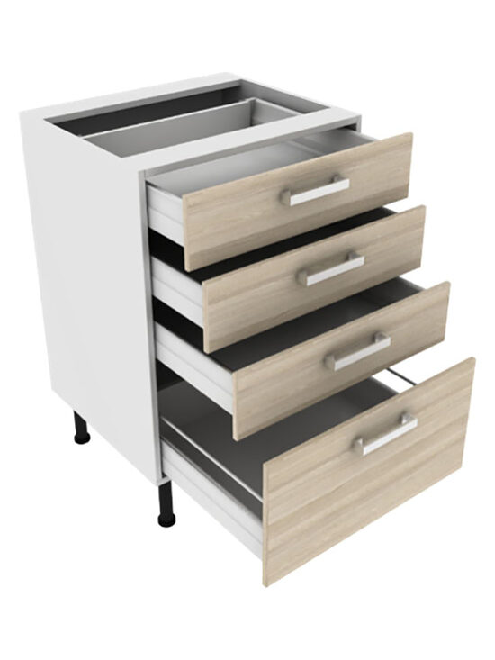 Grīdas skapis ar atvilktnēm 