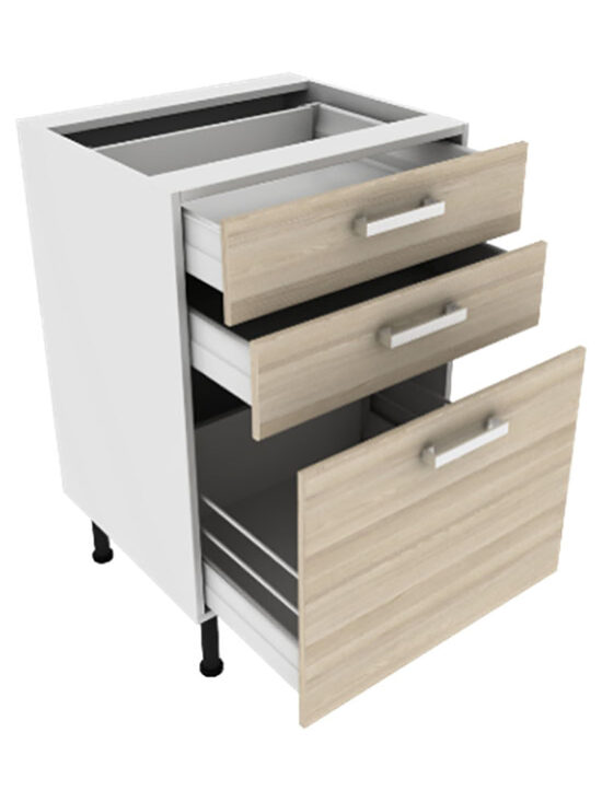 Grīdas skapis ar atvilktnēm 