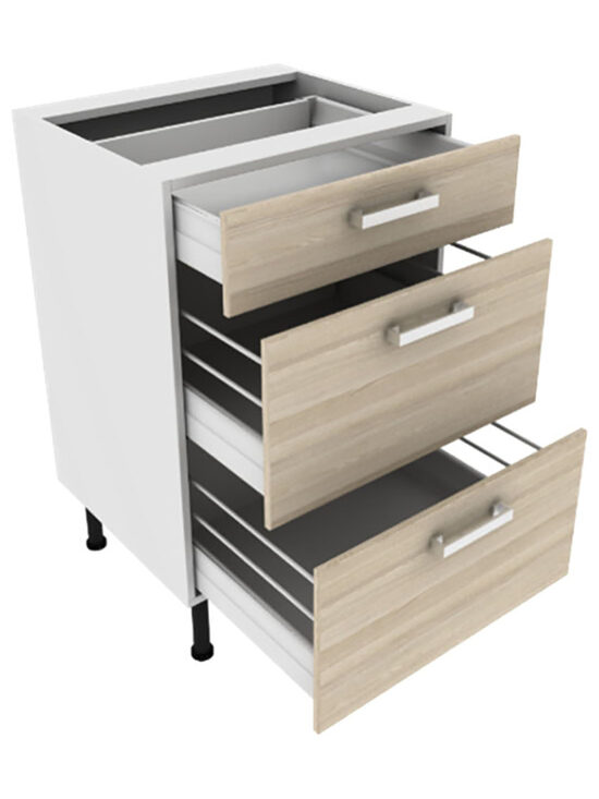 Grīdas skapis ar atvilktnēm 