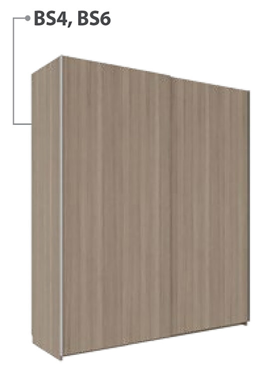 Skapis ar bīdāmām durvīm